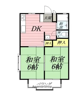 ブルーハイム【2階】の間取り