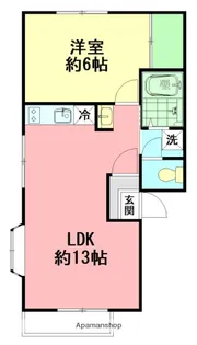 リベルテハイムTRD【2階】の間取り