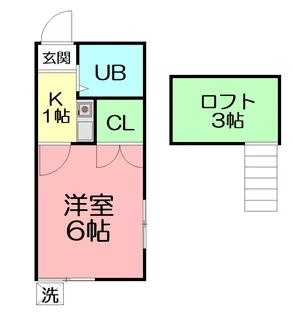 メゾン東海大学前駅第5【1階】の間取り