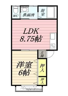 シーサイドクボタⅡ【1階】の間取り