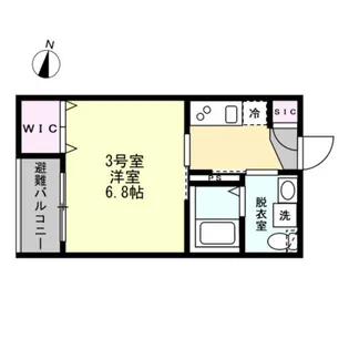 ベイルーム海老名【2階】の間取り