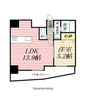 HL藤沢【4階】の間取り