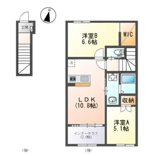 スペランツァ【2階】の間取り