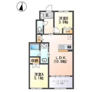 スペランツァ【1階】の間取り