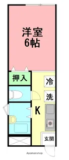 ハイツカメリアA【2階】の間取り