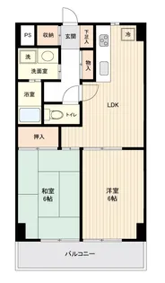 ウィンベルコーラス平塚第13【0504号室】の間取り
