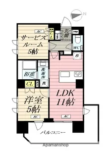 デュオステージ相模大塚【3階】の間取り