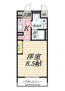 ACCESS湘南平塚【10階】の間取り