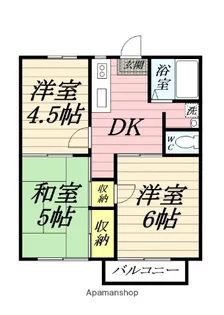 ハイツファイン【2階】の間取り