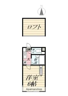 1Kの間取り画像