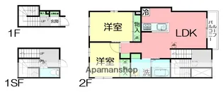 SPACE45A【2階】の間取り