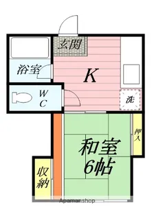 山和ハイツ【2階】の間取り