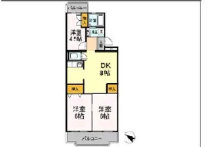 ビューテラス【3階】の間取り