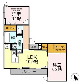 RESIDENCE RICO【3階】の間取り