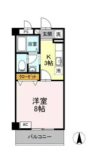 リビングタウン厚木【1階】の間取り