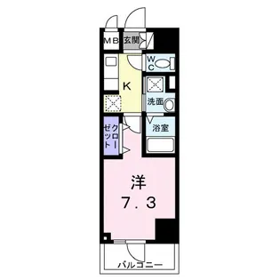 スアヴィス平塚八千代【9階】の間取り