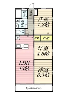 KOTIHARU C棟【2階】の間取り