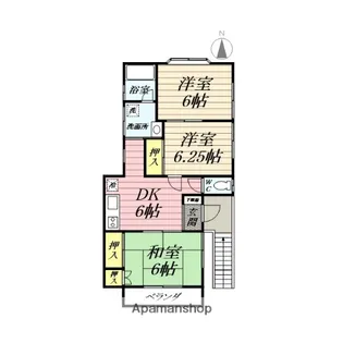 メゾンド・プルミエ【2階】の間取り