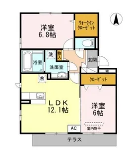 マジェスティックアン Ⅰ【1階】の間取り