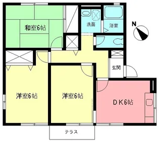 アトリオA【1階】の間取り