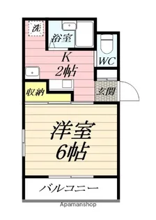 リバーハイムⅠ【2階】の間取り