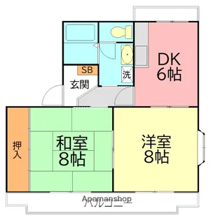 コンチェルト【303号室】の間取り
