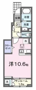 プレミール辻【1階】の間取り