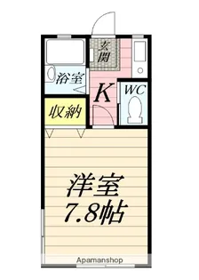 ピュアコートSANADA【1階】の間取り