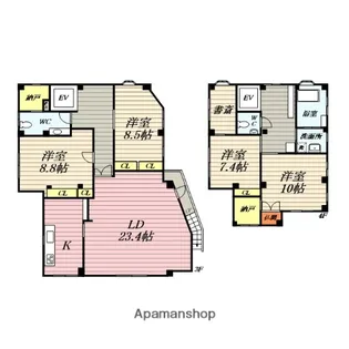手広ビル【3階】の間取り