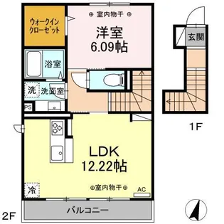 ルミナーレI【2階】の間取り