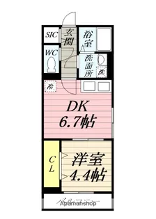 YOUTH VILLAGE北矢名【3階】の間取り