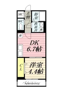 YOUTH VILLAGE北矢名【2階】の間取り