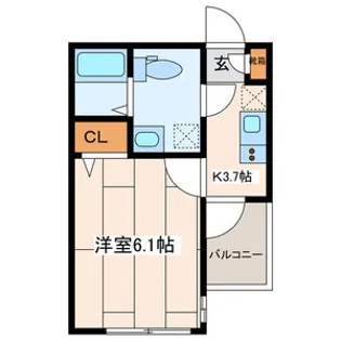 WITH PLACEさがみ野【1階】の間取り