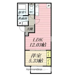 GRADUS藤沢【3階】の間取り