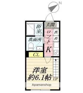 アザーレ・ソラ東海大学前B【2階】の間取り