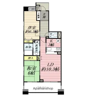 センチュリー鶴間【3階】の間取り