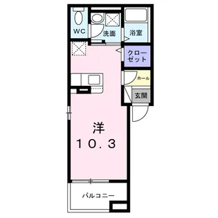 ピクシー【2階】の間取り