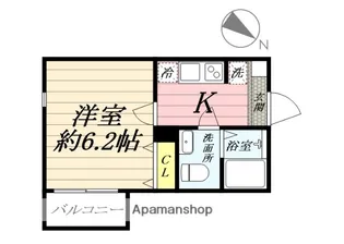 アザーレ・クオン東海大学前【1階】の間取り