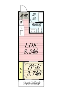 ひなたと春風のラテ【1階】の間取り