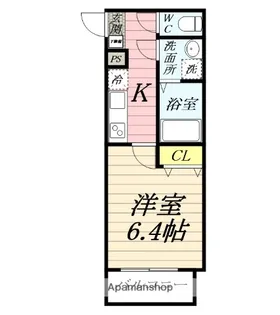 ジーメゾン海老名門沢橋エテルノ【1階】の間取り