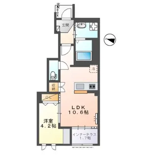 サクラーレⅡ【1階】の間取り