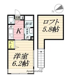 サニーサイド湘南深沢【1階】の間取り