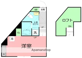 ラフィナ・コスタ【1階】の間取り