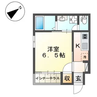 サンライト 洋【1階】の間取り