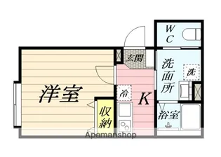 クラルテ南林間【2階】の間取り