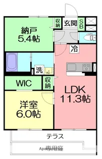 リベルタ【3階】の間取り