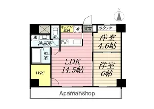 GRANDREVE茅ヶ崎幸町【6階】の間取り