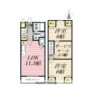 オールドシーダーズ【2階】の間取り