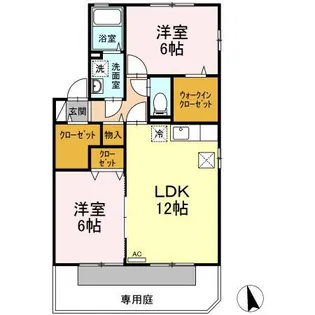 コンフォート湘南 B【1階】の間取り