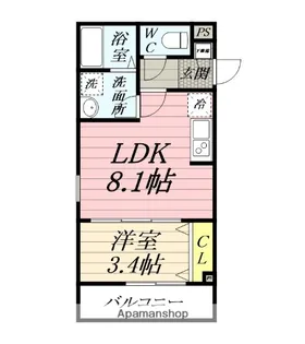 (仮称)ジーメゾン平塚幸町【3階】の間取り